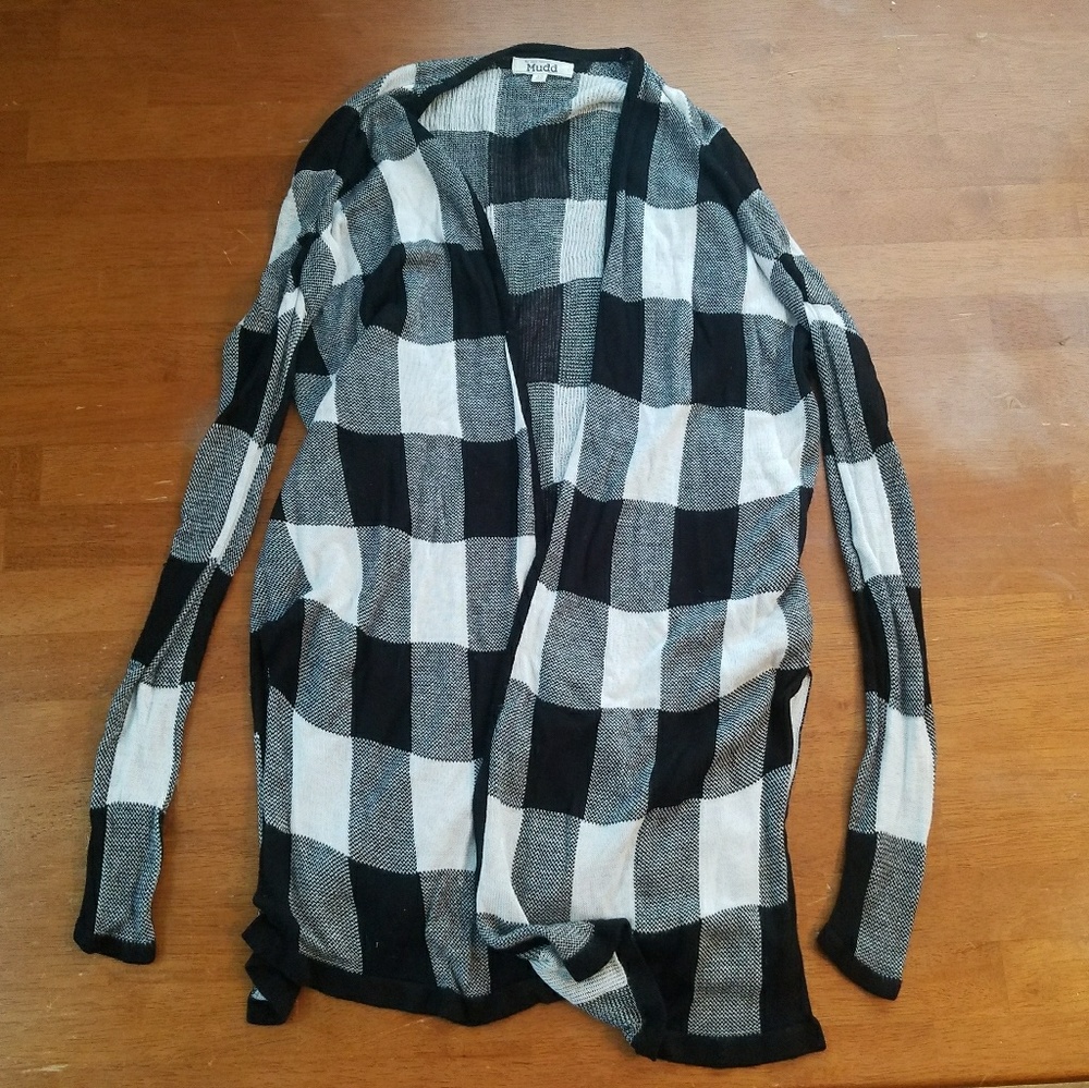 Bundle me!  Plaid long sleeve cardigan
